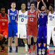 In the last four years, the Sixers have had 10 different jerseys for regular season games. (All photos via Getty. Photographers, from left: Alex Goodlett, Mike McGinnis, Al Bello, Mitchell Leff, Mitchell Leff, Vaughn Ridley, Harry How, Rob Carr, Mike Stobe, Mitchell Leff)